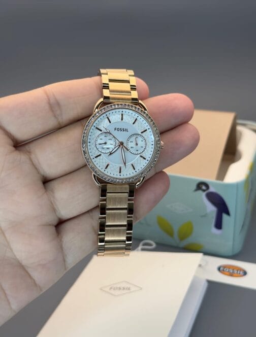 FOSSil TAILOR Women Rose Gold Analogue Watch - Image 2
