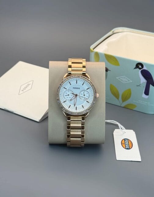 FOSSil TAILOR Women Rose Gold Analogue Watch - Image 3