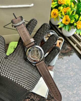 FOSSIL BRONSON Leather(Brown)*